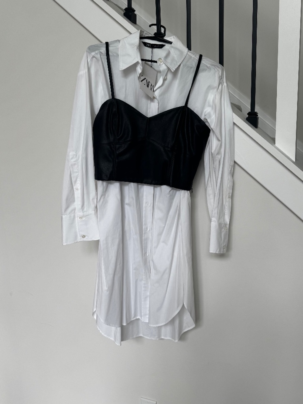 Zara Oversized White Shirt/Dress M NWT
